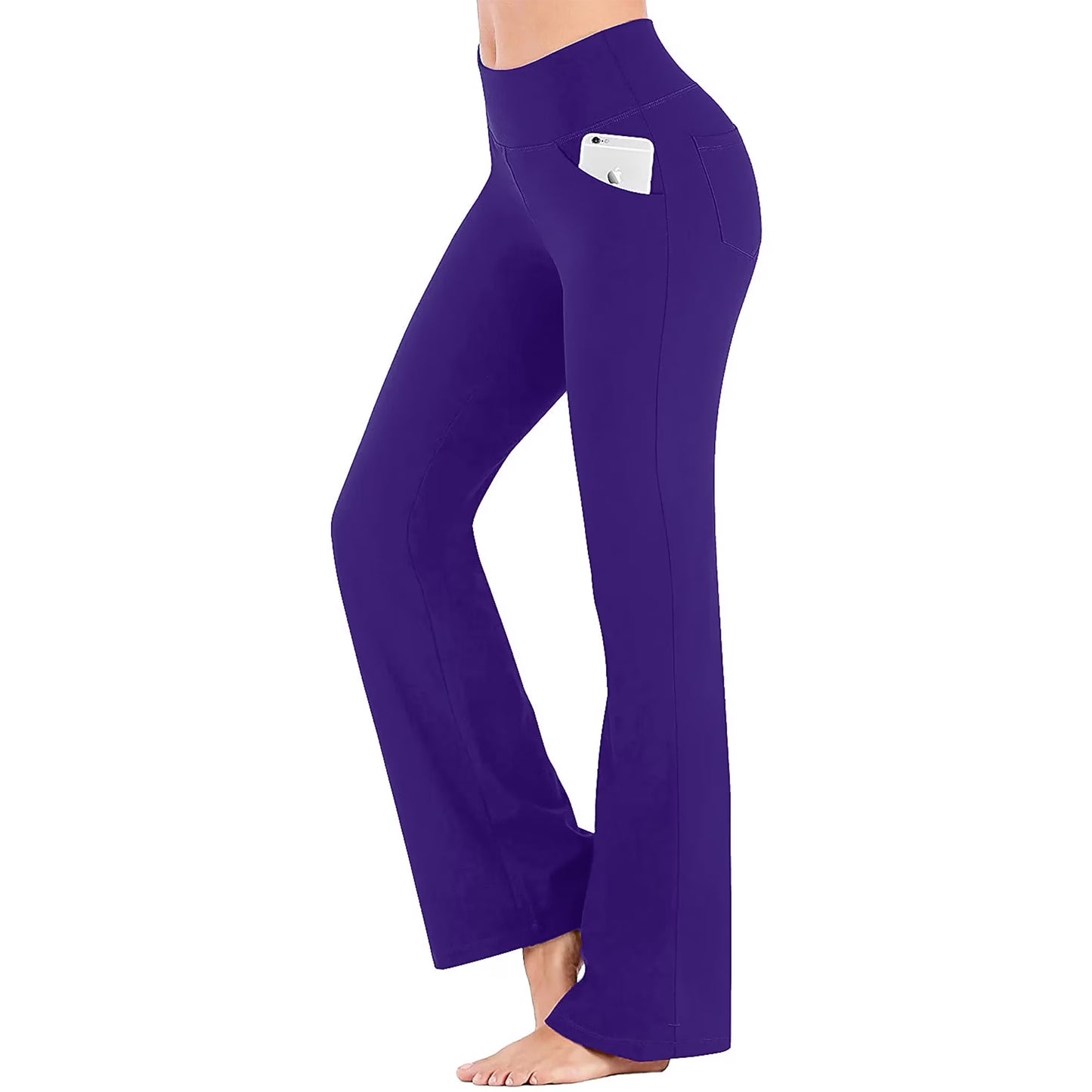 ValueVibe Womens Flare Yoga Pants with Pockets 1556