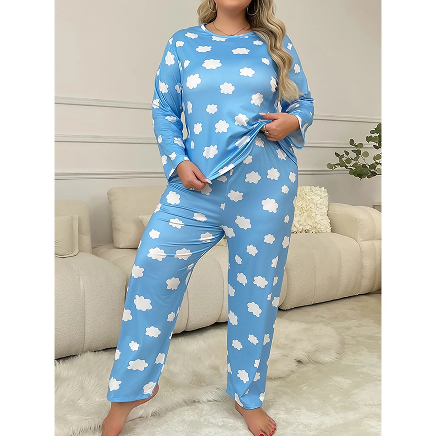 ValueVibe Women Print Pajama Sets 1523