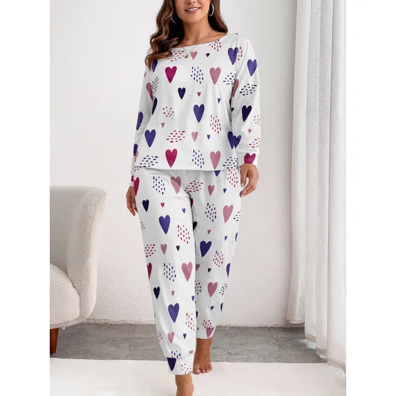 ValueVibe Women Print Pajama Sets 1523