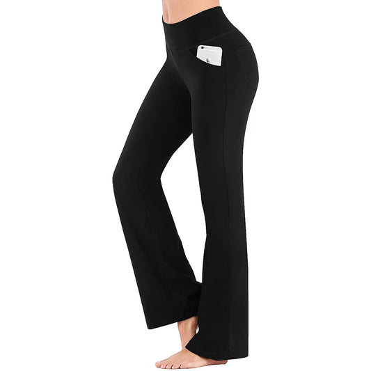ValueVibe Womens Flare Yoga Pants with Pockets 1556